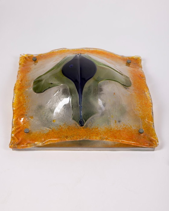 Par de lámparas de pared de cristal de Murano de la década de 1960 diseñadas por Toni Zuccheri para Mazzega. (photo 6 of 17)