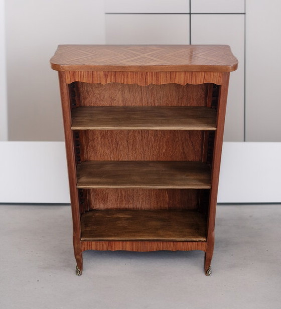 Image 1 of Bibus en marquetería de palisandro, estilo Transición - Mediados del siglo XX