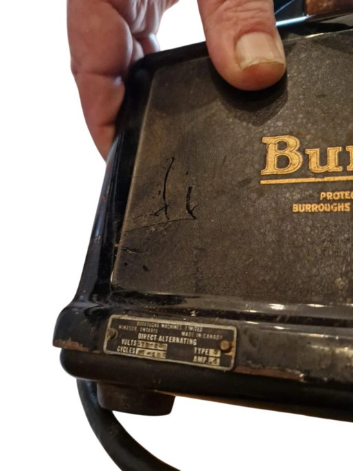 Antieke Burroughs telmachine, gemaakt in de VS. – decoratieve objecten, Other (photo 2 of 5)