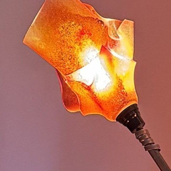 Image 1 of Designer Handmade Glass Floor Lamp (De Landtsheer Art)