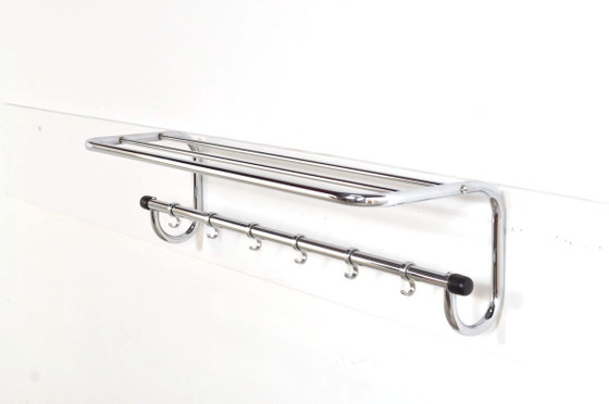 Vintage Wall Coat Rack in Gispen style, 1950s – Metal (photo 7 of 9)