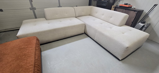 Montel flex boucle/teddy fabric white