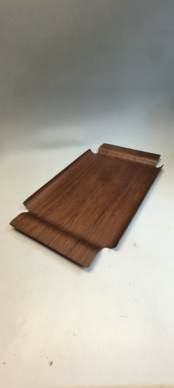Image 1 of Vassoio in legno compensato stile Impala konga Svezia vintage 1960