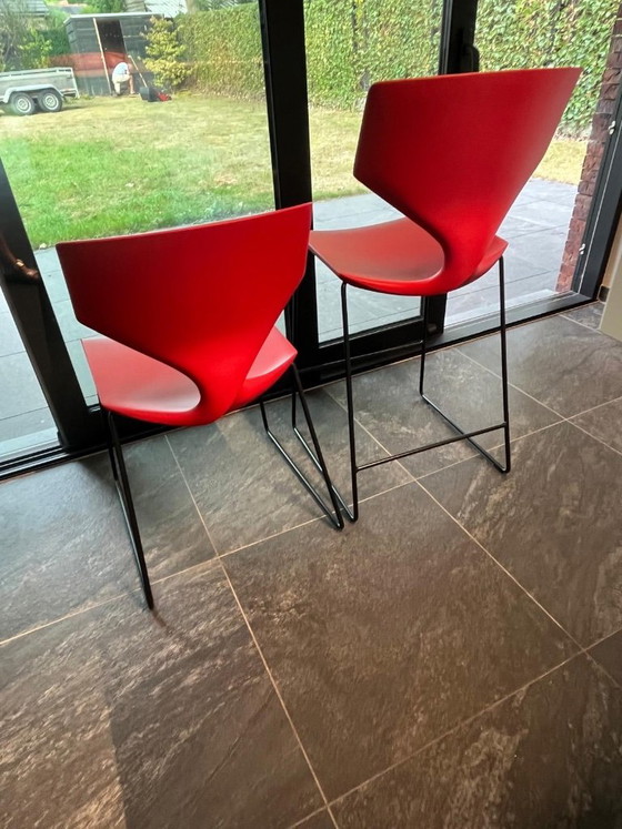 Tonon Quo Chair 10x Counter Height en 6x Bar Height – Eetkamerstoelen, Metal, Plastic (photo 5 of 8)
