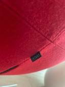 Stokke Varier Stuhl – „Planet“ – Stoffbezug – Tomatenrot