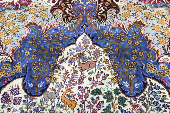 Image 1 of Tapis persan original noué à la main Kashmar Fein Paradise Design 389 x 296 cm Top condition