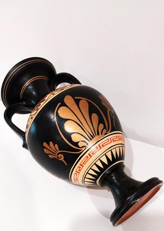 Image 1 of Grande amphore de style grec peinte à la main - Édition limitée IM3R 7/10Julklapp, cadeau de Noël