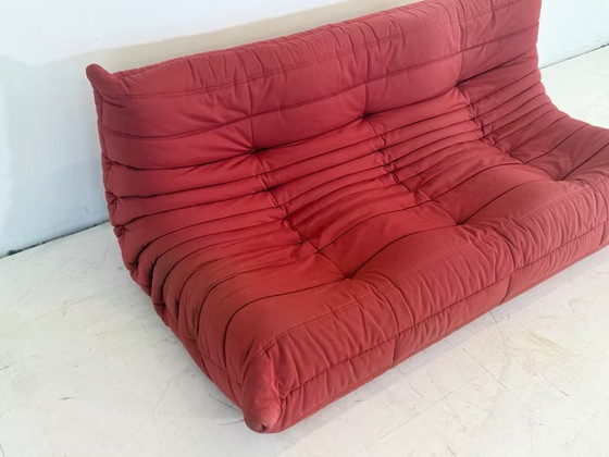 Sofá clásico de diseño Togo de Ligne Roset – Textile, Vintage (photo 6 of 16)