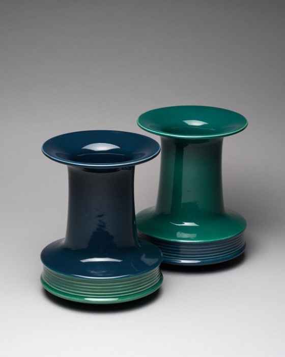 Image 1 of Rosenthal Studio Linie Tapio Wirkkala PLUS Vase Duo MCM WGP Vintage Chic 1960s