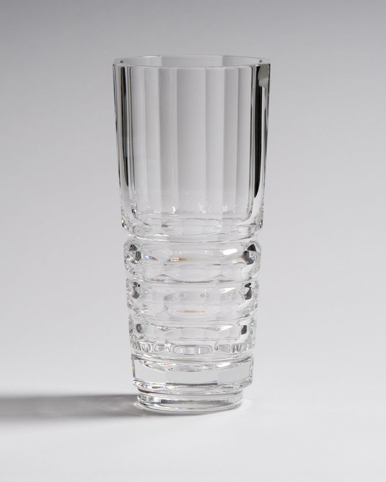 Image 1 of Vase monumental en verre bohémien brutal du Mid Century par Sklo Union, Tchécoslovaquie, années 1960
