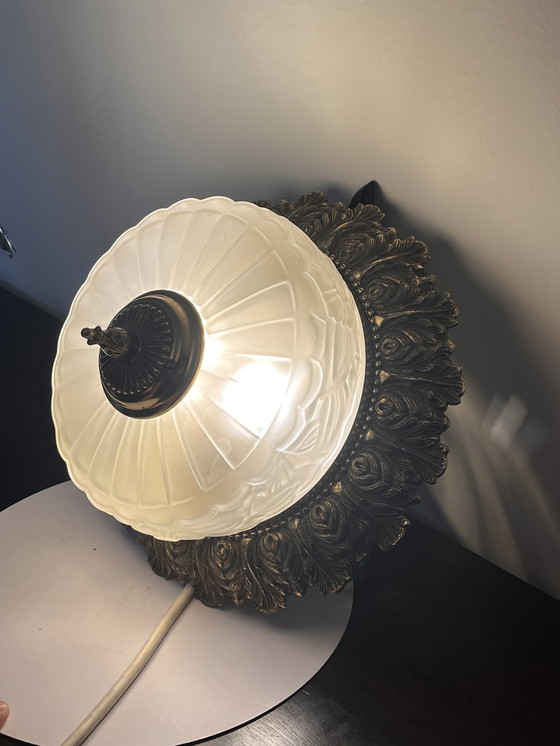 Image 1 of Art-Deco-Deckenlampe Vermutlich 1950er Jahre