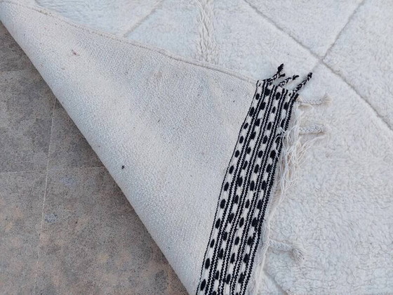 Alfombra blanca de lana natural, 250cm x 150cm – Wool (photo 6 of 7)