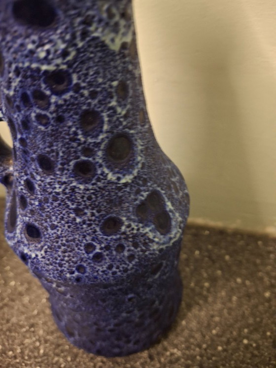 Image 1 of Kreutz keramik vaas fat lava west germany 