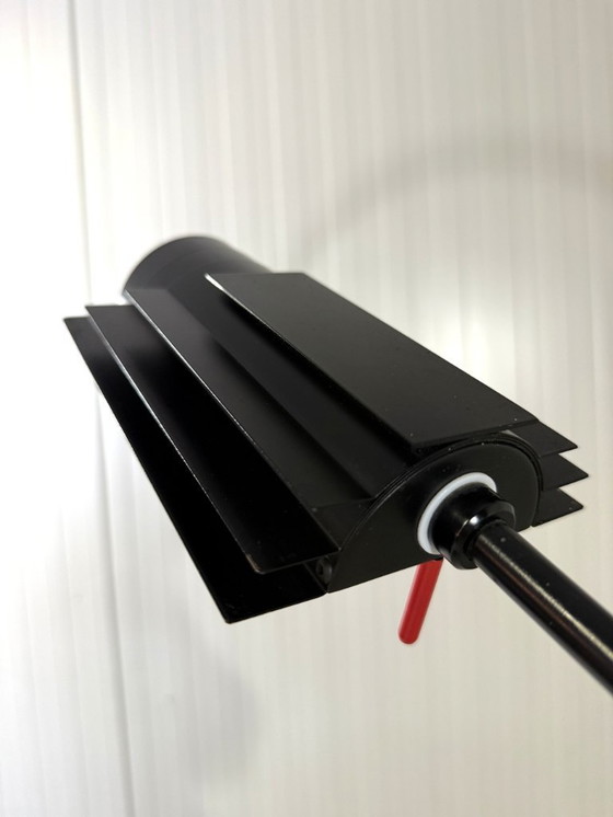 Image 1 of Lampadaire réglable Robert Haussmann pour Swiss Lamps International 1980