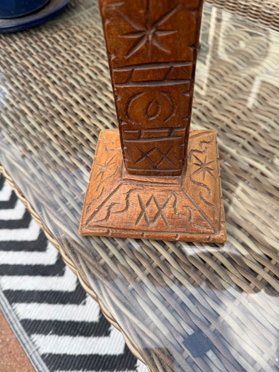 Hermosa menorá tallada en madera – Objetos decorativos, Wood (photo 3 of 8)