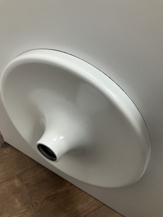 Image 1 of Vintage zeldzaam wit wandlamppaneel, Duitsland, jaren 80