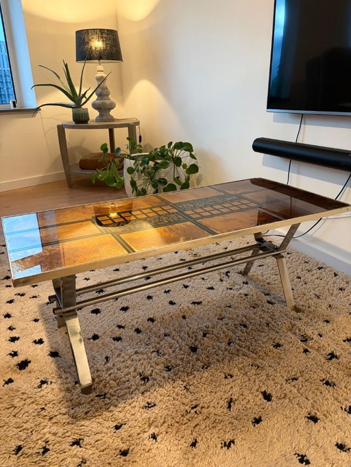 Mesa de centro vintage de mediados de siglo, 1960