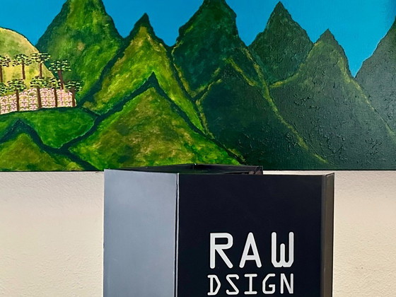 Image 1 of Kunstvase aus Edelstahl „Crush“ von Ronald Westerhuis aus dem Jahr 2012 (Neu in Originalverpackung)