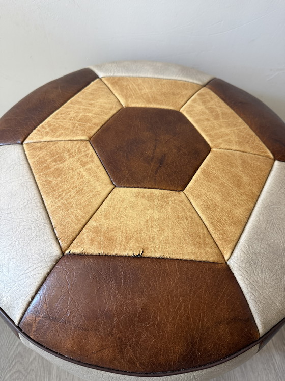 Image 1 of Patchwork-Pouf aus den 1970er Jahren