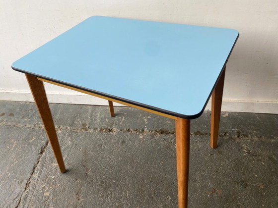 Image 1 of Mid-Century 1960s vintage small Formica kitchen/dining table 