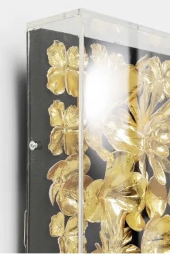 Image 1 of Kare painting gold flowers