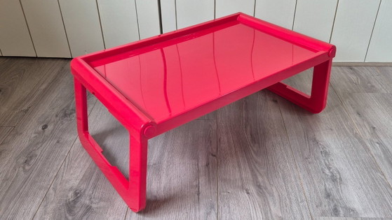 Image 1 of Vintage kunststof Guzzini dienblad tafeltje, model JOLLY.