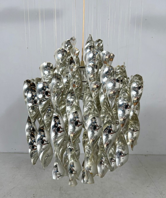 Image 1 of Lampada da soffitto a spirale di Verner Panton per Lüber AG, modello SP1, Germania, anni '70.