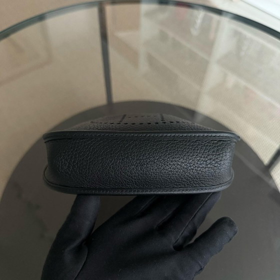 Image 1 of HERMES EVELYN MINI - CLÉMENCE Y STAMP NOIR OR