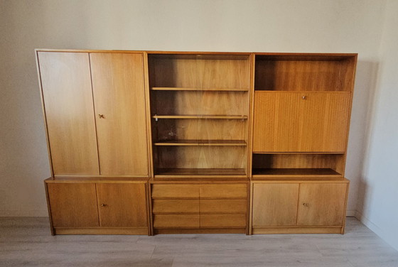 Image 1 of Mid-Century Schrankwand, Wohnzimmerschrankwand im skandinavischen Design