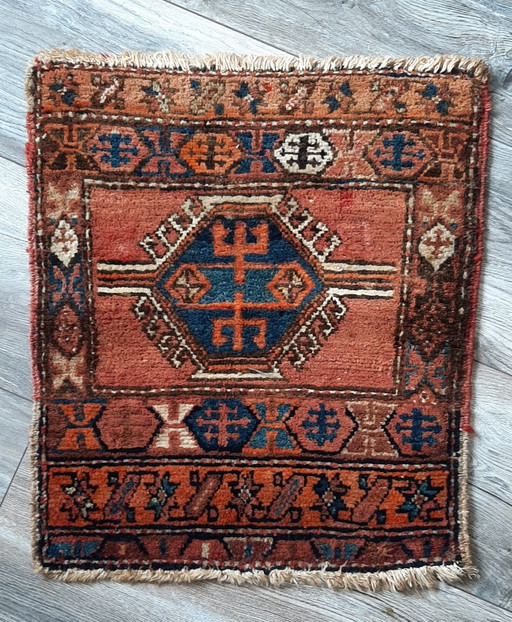 Handgeknüpfter Stammes-Mini-Teppich – vloerkleden en tapijten, Wool (photo 2 of 9)