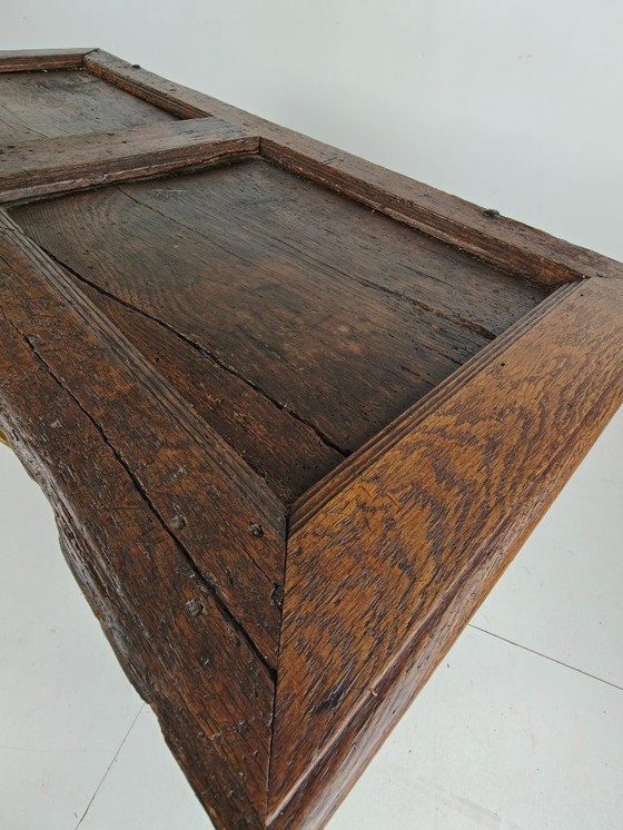 Image 1 of Elegante cofre de roble del siglo XVIII – datado en 1756