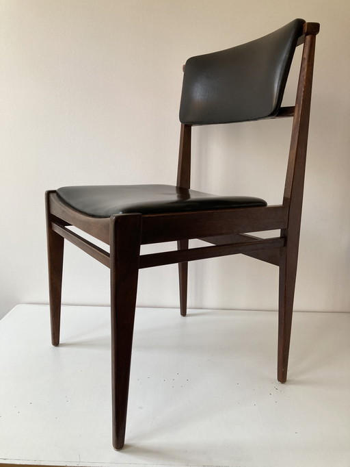 Teakholzstuhl aus der Mitte des Jahrhunderts