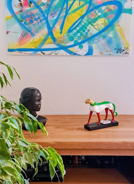 Image 1 of Enzo San Marco - Il Ghepardo - Kunstenaarsbeeldhouwwerk