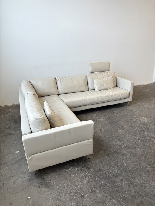 Rolf Benz Vida designer sofa couch leather