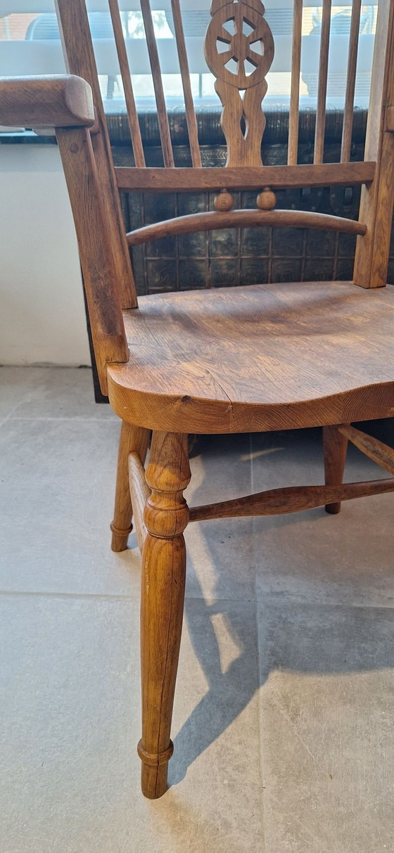 Set di poltrone vintage Mendlesham (Windsor), Sedie da pranzo, Legno, Marrone (foto 4 di 13)