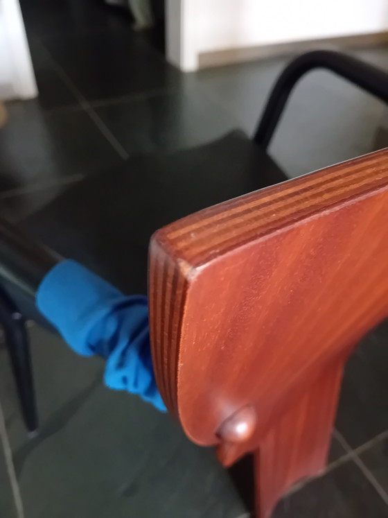 Sillas Borek Sipek Dalami – Sillas de comedor, Leather, Metal (photo 4 of 12)