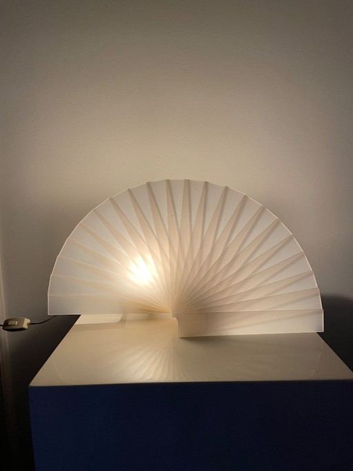 Designer table lamp – Fan model (Italy, ca. 1970–1980)