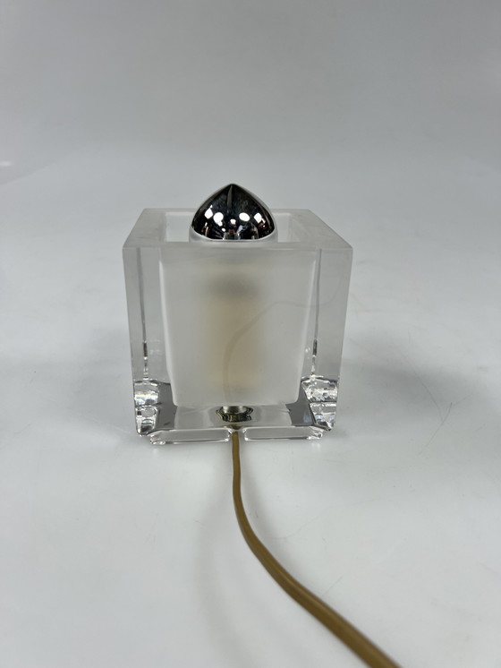 Image 1 of Lampada vintage a cubo in vetro, design Nachtmann Leuchten, Germania anni '70