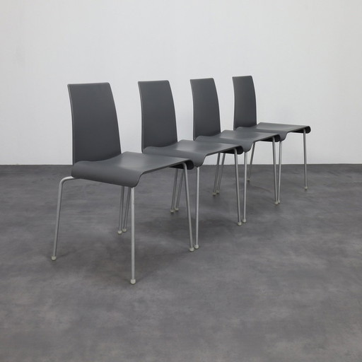 4x Chaise de salle à manger Tama Uwe Fischer B&B Italia, 1990 (prix fixe)