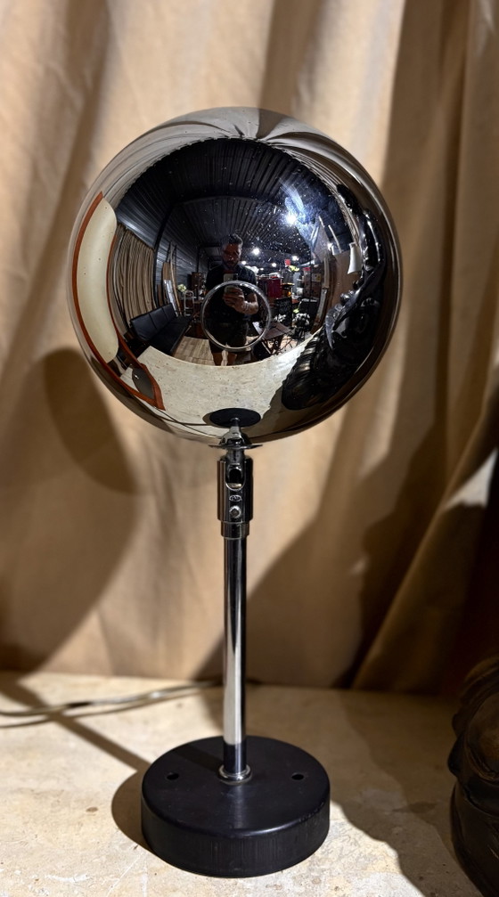 1970s OMI Chrome Eyeball Ceiling Lamp – Space Age – Ceiling lights (photo 4 of 6)