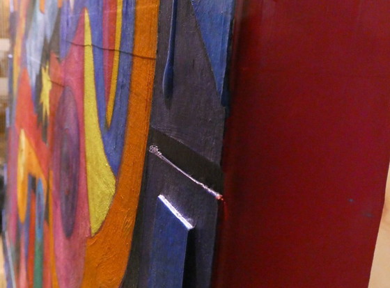 Image 1 of CLEMENS BRIELS - Unique Masterpiece "Touched to the Core" (130x100cm) - Signed + Certificate