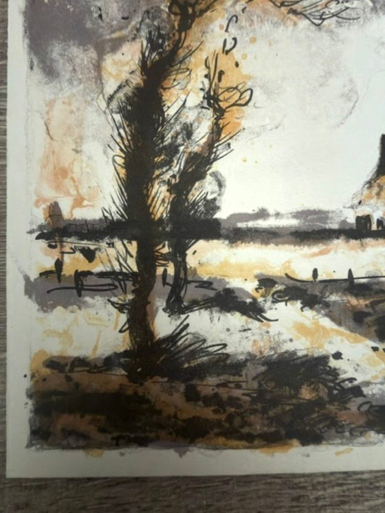 Image 1 of Lot de 2 estampes originales signées – Steinlen & J.C. Lalouette – XXe siècle