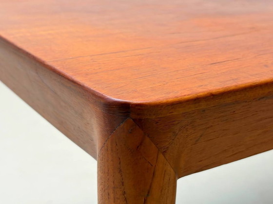 Image 1 of Table à manger danoise en teck par Erik Riisager Hansen pour Haslev Møbelsnedkeri, 1960