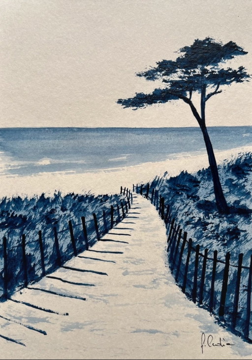 Artist's sketch 21x15cm