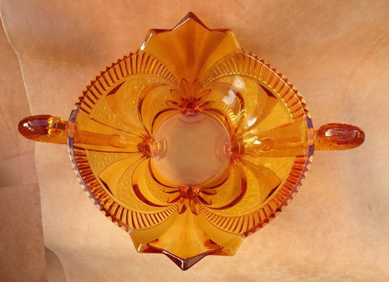 Image 1 of Coupe art déco, original art nouveau, coupe en verre, coupe à fruits