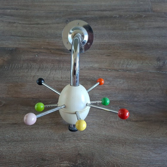 Perchero Sputnik Saturno, diseño de los años 80 – IKEA, Wood, Plastic (photo 12 of 13)
