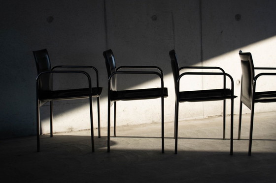 Image 1 of Seltene Arrben-Sessel aus dem Jahr 1980 - 5 STÜCK