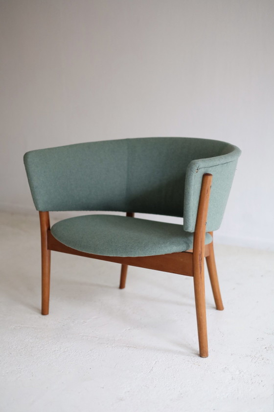 Vintage Rondell Armchair Erik Wørts 1950s – Wood, Textile (photo 7 of 9)