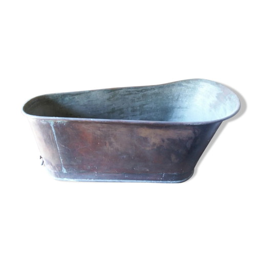 Bañera de cobre de los siglos XVIII/XIX.