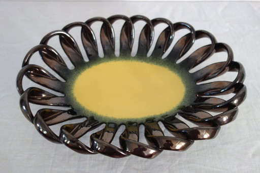 Frutero de cerámica de la década de 1950